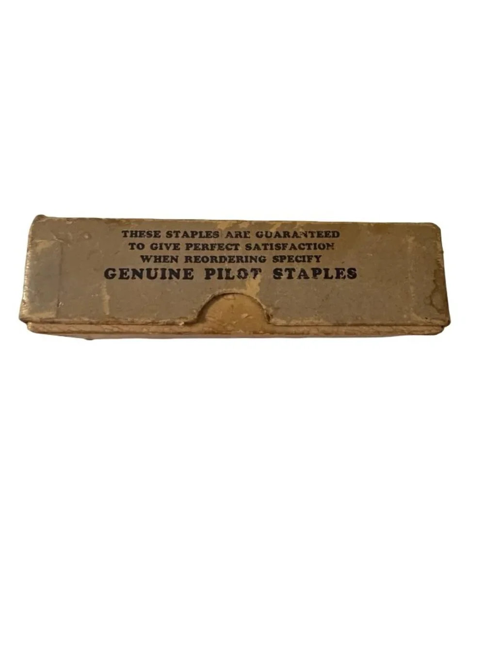 Vintage Pilot No. 400 Attached Wire Staples Partial Box Ace Fastener Corp Chicag